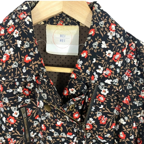 Anthropologie Hei Hei Floral Jacket. Shell 100% Cotton. - Picture 5 of 14